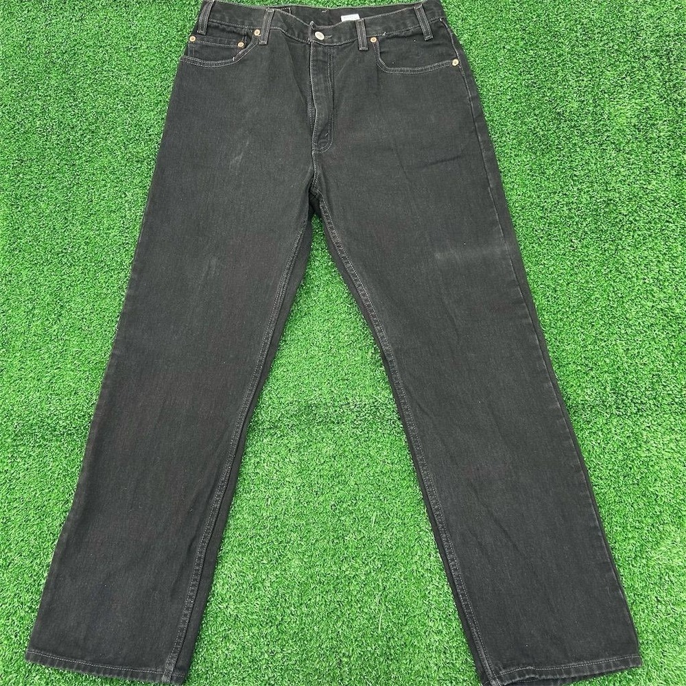 Vintage Levi's 505 Men's Black‎ Straight Leg Jeans Size 32x30